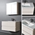 Stylish Gerona Bathroom Set 3D model small image 1