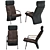 Elegant ARABESQUE Chair 3D model small image 1