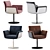 Sleek Alvo Variant 2 Chair 3D model small image 1