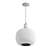 Sleek Gray Glass Pendant 3D model small image 3