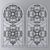 Elegant Arched Stained Glass Window 3D model small image 3