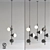 Sleek Frandsen CPH Chandelier 3D model small image 1