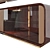 Luxury Leather TV Cabinet: Turri Madison 3D model small image 2