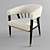 Sophisticated Saint Denis Armchair 3D model small image 1