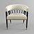 Sophisticated Saint Denis Armchair 3D model small image 2