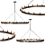 Farrington 24-Light Incandescent Chandelier 3D model small image 1