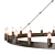 Farrington 24-Light Incandescent Chandelier 3D model small image 2