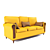 Title: Classic Pillow-Top Sofa 3D model small image 1