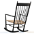 J16 Rocking Chair by Hans Wegner 3D model small image 2