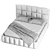 Felis_Tiffany Luxury Bed 3D model small image 3