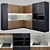 Sleek and Stylish Kitchen_012 3D model small image 1