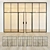 Sleek Glass Partition. Modern Design. 3D model small image 1