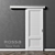 ROSSA NY RD1001 Interior Sliding Door 3D model small image 2