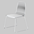 Cosmo MC-156 Black Chair: Sleek Design, Durable Materials 3D model small image 3