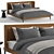 Modern 3DMax Bed Set 3D model small image 1