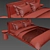 Modern 3DMax Bed Set 3D model small image 3