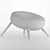 Modern Round Chair: Soft Comfort Collection 3D model small image 3