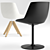 Modern Flow Leather Chair: Stylish & Versatile 3D model small image 2