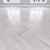 White Oak Parquet: Herringbone, Linear, Chevron. 3D model small image 2