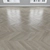 Parquet Oak: Herringbone, Linear, Chevron 3D model small image 3