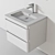 Modern Coria 60cm Bathroom Set 3D model small image 3