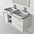Elegant Vermont 120cm Bathroom Set 3D model small image 3