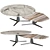 Flexform Sveva Tables: Stylish and Functional 3D model small image 1