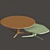 Flexform Sveva Tables: Stylish and Functional 3D model small image 3