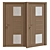 Elegant Milano Doors: A Modern Touch 3D model small image 1