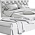Fanker 160x200 cm Bed Set 3D model small image 3