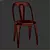 Monterey Plywood Dining Chair 3D model small image 3