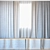 Elegant Tulle & Curtains Set | Backhausen REBBIO 3D model small image 1