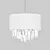 Elegant Glint Pendant Light 3D model small image 3