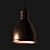 Bronze Soft Light Lamp 3D model small image 2