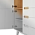 Sleek Curve Highboard: Functional Design for Stylish Storage 3D model small image 3