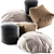 Cozy Comfort: Bean Bag & Pouf 3D model small image 1