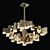 Luxury Cubic Chandelier by Sciolari 3D model small image 1