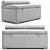 Elegant Ottoman with Custom Design 3D model small image 3