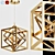 Geometric Cube Chandelier 3D model small image 1