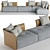 Modern Comodo Sofa 3D model small image 2