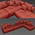 Modern Comodo Sofa 3D model small image 3