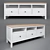 Ikea Hemnes TV Tumba - White Stained Pine 3D model small image 1