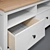 Ikea Hemnes TV Tumba - White Stained Pine 3D model small image 2