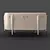 RIMINI Buffet by Fratelli Barri: Elegant Beige Lacquer Finish 3D model small image 1