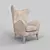 Stylish Rimini Chair: Fratelli Barri 3D model small image 2