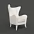 Stylish Rimini Chair: Fratelli Barri 3D model small image 3