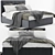 Elegant Meridiani Bed: Polished Perfection 3D model small image 1