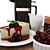 Indulgent Coffee & Cherry Cheesecake 3D model small image 2