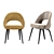 Modern Saarinen Wood-Legged Side Chair 3D model small image 2