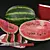 Watermelon 3D Food Set 3D model small image 2